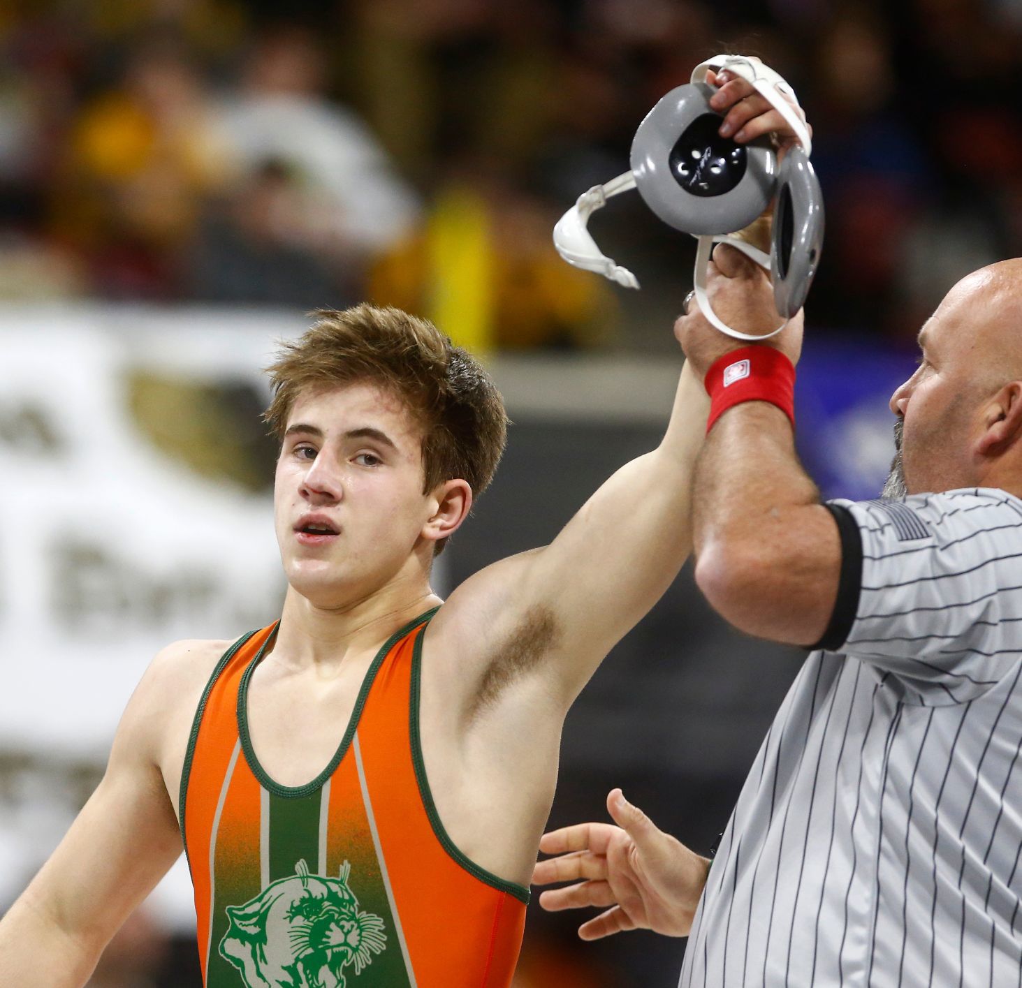 Championship round of state wrestling